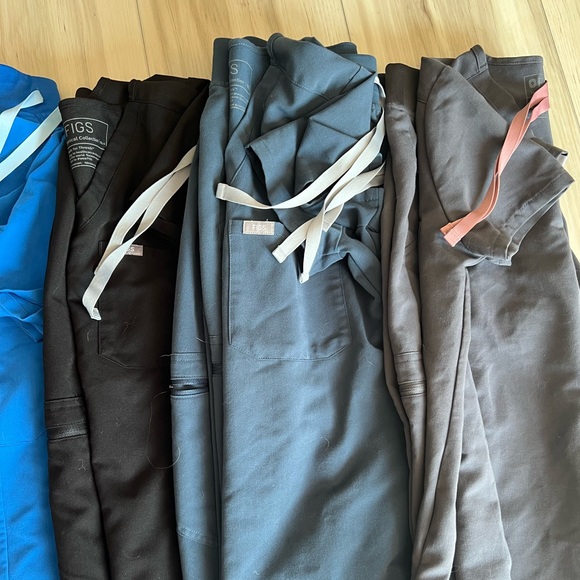 Figs Pants & Jumpsuits Figs Scrubs Pop Red Winning Red Royal Blue